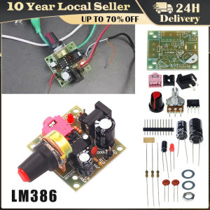 LM386 Mini Audio Amplifier DIY Kit 3.5mm 3V-12V Power Amplifier Suite Trousse Amplificador Module Board Beyond TDA2030