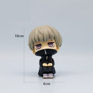 Bandai | Jujutsu Kaisen Cute Yuji Itadori Gojo Satoru Q Ver. PVC Action Figures Anime Figure Model Toys Collection Doll Gift