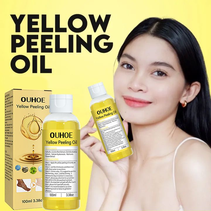 Yellow Peeling Oil Underarm Peeling Oil Dark spot remover Whitening skin Exfoliating For Skin Brightening Peeling Body Peeling Serum 100ml Lazada PH