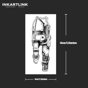 Mechanical fingers Temporary TattooLasts To 15 Days New Technology Magic Waterproof Semi Permanent Sticker.