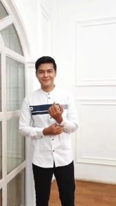 TERMURAH Kemeja Koko YORDAN Koko Pria Putih Kemko Putih Seragam Hadroh Terbaru Baju Koko pria Dewasa