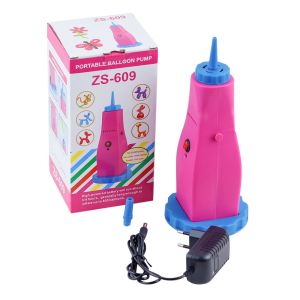 Mini Electric Balloon Pump Portable Balloon Blower Machine with Press and Auto Inflate Balloon Inflator Anti-slip Air Pump