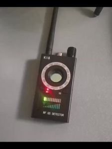K18 Multi-function Anti-Candid Cam Wireless Lens Device Finder 1MHz-6.5GHz GSM Audio Bug Finder GPS Signal RF Tracker Detect
