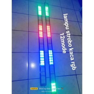 Lampu Strobo Rgb 12 Mode mobil pickup & truk 12V/24V