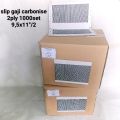Kertas slip gaji carbonise 2ply 1000set 9,5x11"/2 hitam. 