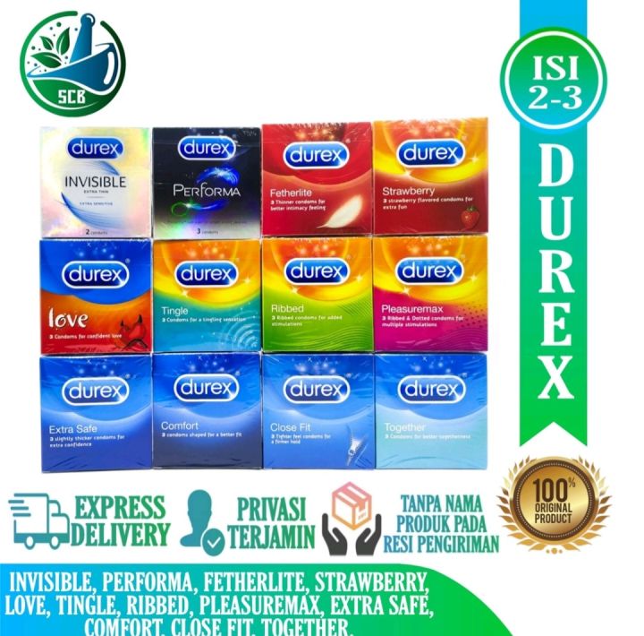 Kondom Durex Isi 3 All Varian