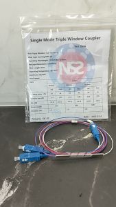 Splitter Ratio 45:55 SC UPC Tiga Jendela G657A2 High Quality / Rasio 45 55 Fiber Optic NS2
