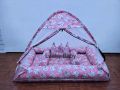 Kasur Bayi Kolam Kulambu Tenda Motif Wild Peach. 