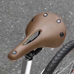 WEST BIKING Retro Bicycle Saddle Comfortable Waterproof TPE For Road Bike Folding Bike Hollow Saddle Multicolor Fashion Touring Bike MTB Parts