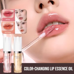 Color-Changing Lip Essence Oil Lip Gloss Moisturizing Mirror Finish Lip Glaze Anti-Dryness No Fade Lipstick