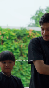 Makhtab Kurta Pria Dewasa Lengan Pendek Hitam | Syuhada Off white