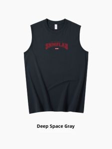 SHUQINGLAI | Cotton Hong Kong Style Sporty Racerback Vest