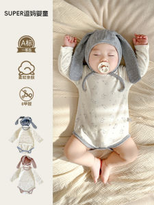 Adorable Rabbit Baby Romper Spring Newborn Outfit Cotton Long Sleeve Crawling Suit Boys Girls Infant Clothing Korean Style