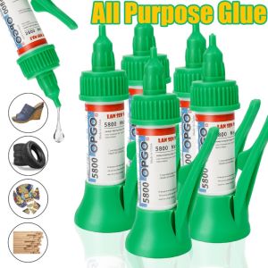 5PCS 40g All Purpose Strong Glue Plastic Metal Welding Rubber Tire Repair Shoe Glue Multifunctional Glue 10Seconds Fast Curing Transparent Long-Lasting Adhesive Glue