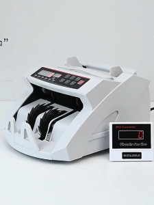 Money Counter Machine with UV/MG/MT/IR/DD Counterfeit DetectionBill Counter with Value Count US Dollar Bill