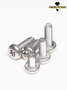 น็อต สกรู หัวกลม P ช่องขัน ดาว ท็อกซ์ สแตนเลส 304 เกลียวมิล M2 M2.5 M3 / Pan Head Torx Machine Screw SUS304