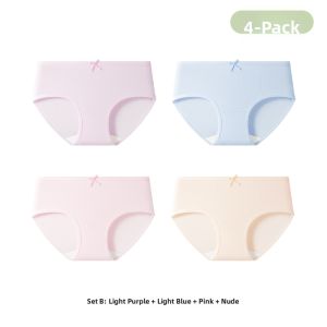 Cotton Antibacterial Traceless Female Triangle Shorts