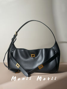 Fashionable Leather Underarm Tote Bag Monii Morii 2025 New Style Single Shoulder Bag Commute Handheld Bag Luxury Tote Bag