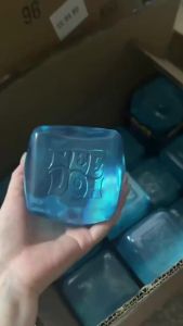 Schylling | Trending Nee Doh Nice Cube Squish Toy Soft Jelly Squeeze Stress Relief Fidget Toy Sensory NeeDoh for Kids & Adults