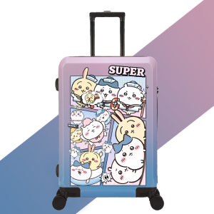 Chiikawa Collaborative Travel Suitcase Cute Female Student Luggage Anime Password Box Girls Bag with TSA Lock ABS+PC Material