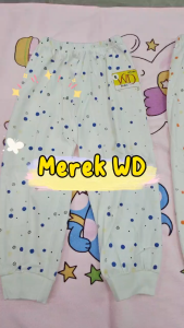 Isi 3 / 6 / 12 Pcs Celana Panjang Bayi Motif Putih Print Bahan Katun Celana Panjang Bayi Motif Lucu
