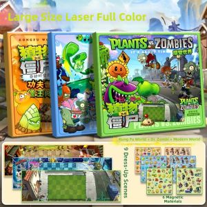 Plant VS Zombies New Quiet Book for Boys Childrens DIY Toys
