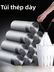 Túi Rác Nhựa Dày Cầm Tay Có Dây Rút Giá Rẻ Dùng Cho Gia Đình Và Thương Mại Túi Rác Lớn Dùng Một Lần Cho Vệ Sinh Nhà Cửa