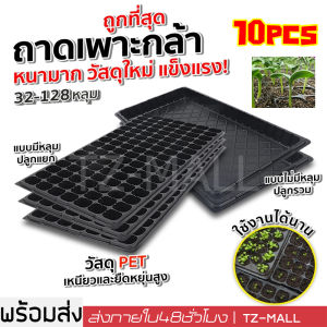 ถาดเพาะกล้า 10ใบ 32หลุม 50หลุม 72หลุม 105หลุม 128หลุม 200หลุม 80 กรัม ถาดเพาะไฮโดร แบบไม่มีหลุม 150กรัม ถาดเพาะชำ ถาดเพาะต้นกล้า ถาดเพาะเมล็ด ถาดเพาะ