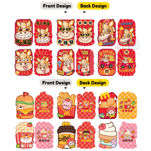 ToyTales 🍭 ANGPAO CARTOON [6pcs] 马年 HORSE 2026 | 新年 红包封 | CNY | Red Envelope Packet | Chinese New Year | Angpau | Angpow