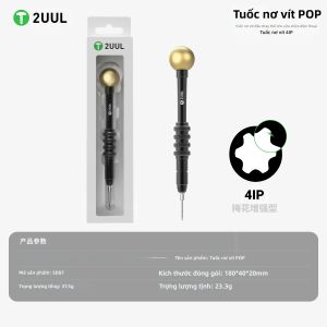 Tuốc Nơ Vít 2UUL SD87 POP 4 Đầu Từ Tính Thay Thế Được Dành Cho Sửa Chữa Điện Thoại iPhone 17 Tay Cầm Bằng Thép Hợp Kim Thiết Kế Công Thái Học Kèm Hộp Đựng.
