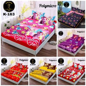 GRATIS ONGKIR !!! SARUNG KASUR BUSA RESLETING MOTIF KARAKTER ANAK CEWEK / SPREY SEPRAI HARGA MURAH / SARUNG KASUR RESLETING TERLARIS 2024