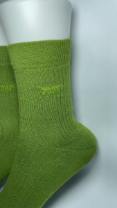 Tất Dệt Kim Xanh Lá Cổ Cao Co Giãn 2025 Phong Cách Lịch Lãm