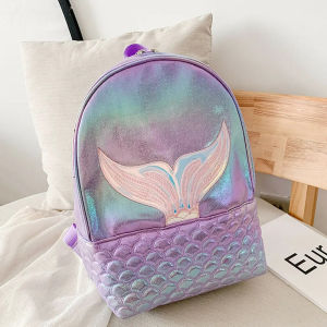 Women Girls Glitter Bags Mermaid Backpack Girl School Book Shoulder Bag Rucksack Laser Backpack Travel Schoolbag
