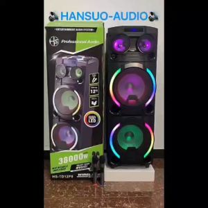 HANSUO portable speaker HS-TD12P8 pro speaker subwoofer sound equipment horn