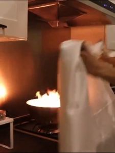 Fire Blanket for Fire Escape Fiber Glass for Home Reusable Fire Blanket Survival Fire Extinguisher Blanket for Houses Kitchens Restaurants [ Be Prepared Just in Case ] 1m x 1m