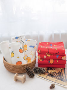 ผ้าเด็ก ผ้าฝ้ายถักเนื้อนุ่ม ผ้าอ่อนลายการ์ตูน ผ้าเด็กคลาส a ผ้าฝ้ายแท้ 100% สำหรับทำเสื้อผ้าเด็ก เสื้อผ้า DIY ที่บ้าน