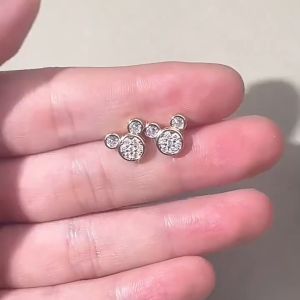 Jewelry ต่างหู ต่างหูสำหรับสุภาพสตรี ต่างหูแฟชั่น BWE006&BWE007 Mickey