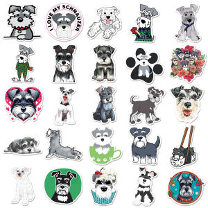 Cute Cartoon Dog Sticker Waterproof Decal for Phone Water Cup Helmet Skateboard Decorative Adhesive Label without Brand