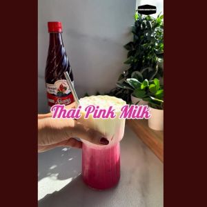 Sunny Boy Premium Thai Sala Flavor Syrup for Fruit Soda & Snow Cone - 710ml Bottle - Imported from Thailand