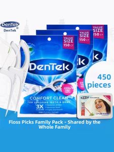 Dentek | Triple Clean & Fresh Toothpicks 150 Counts x 3 Packs