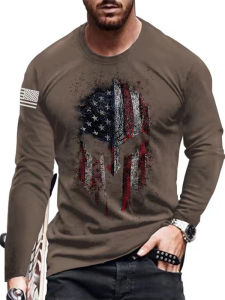 Turtleneck Quick-Drying Winter Shirt O-Neck Casual Style for Men Long Sleeves Super Silm Fit Youth Popular