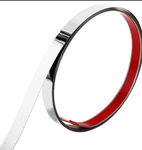 Lis/Les Mirror Meteran 1.2cm 2cm 2.5cm 3cm Gold Silver Ceiling Edge Strip by Bolong ID