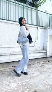 Shoulder bag Puffy Bag Tas Selempang Bahu Sling bag wanita Remaja Fashion kuliah Sekolah Korean Style Totebag wanita