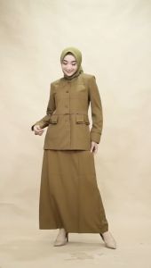 Seragam Pemda Wanita, Seragam ASN & Seragam PNS Coklat Tua