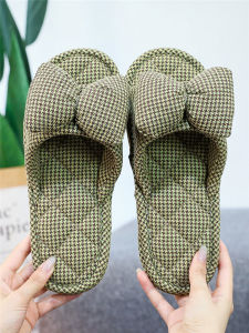 Retro Im Lặng Có Thể Giặt Bằng Máy Cotton Vải Bông Cặp Đôi Trong Nhà Chống Trơn Trượt Dép Đi Trong Nhà Nam Nữ Nhà Thoải Mái Mềm Dép Đáy