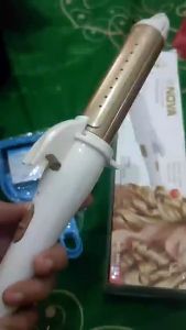 Nova NHC-809CRM Hair Straightener Catok Lurus dan Keriting 2 in 1 0954