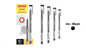 Gel Pen Pulpen Pena Joyko GP-330 Big Fill Gel 0.5 mm