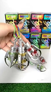 จับตุ๊กตากรงเล็บรุ่นกดประเภทจําลองเล็บ|พวงกุญแจจี้กระเป๋าเป้สะพายหลังมินิโลหะผสมอาเขตโลภกรงเล็บพวงกุญแจกระเป๋านักเรียนของเล่นตลกๆส่งของขวัญให้เพื่อนๆ