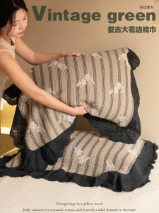 Cotton Pillowcases Anti-Face Oil Dust Mite Proof Antibacterial High End Gauze Material Double Sided Set New 2024 Model