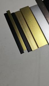Aluminum-in-One Flat Bar Titanium Decorative Bar Line Flat Bar Threshold Tile Blank Holding Groove Blank Holding Groove